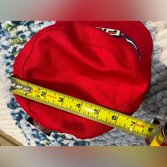 Fila Red and Blue Bucket Hat with Striped Band- Unisex (NWT) - Picture 7 of 7